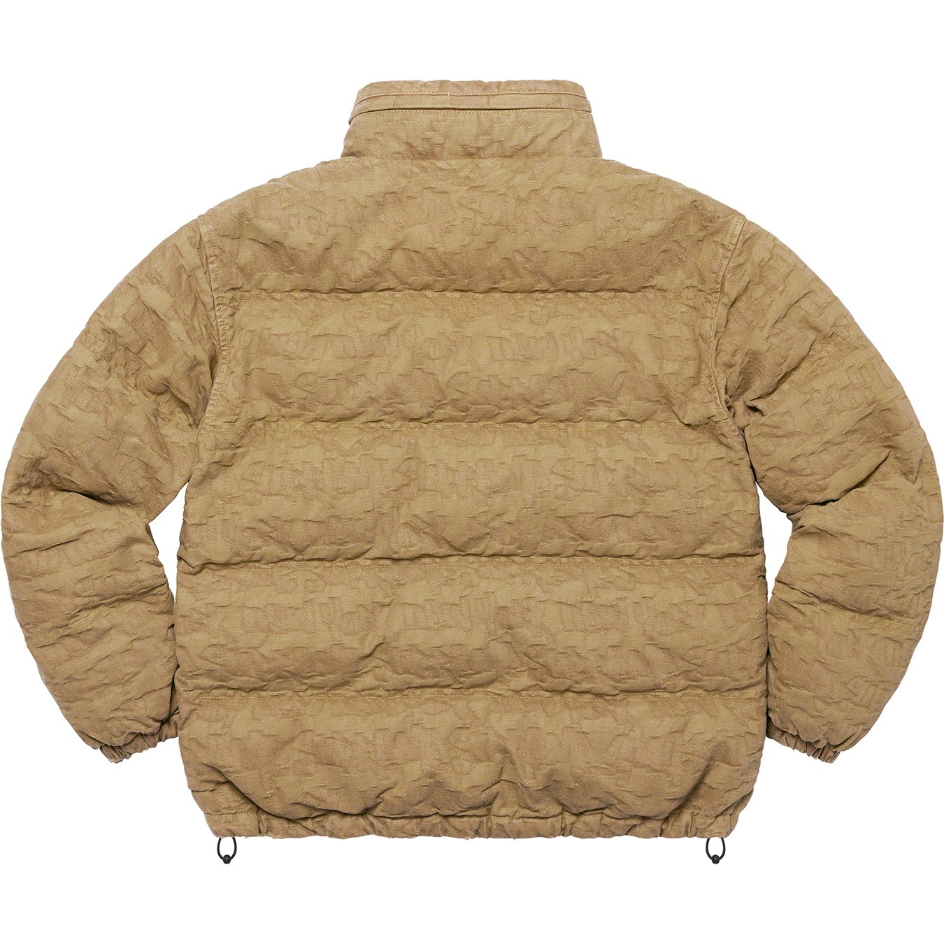 Fat Tip Jacquard Denim Puffer Jacket view 7